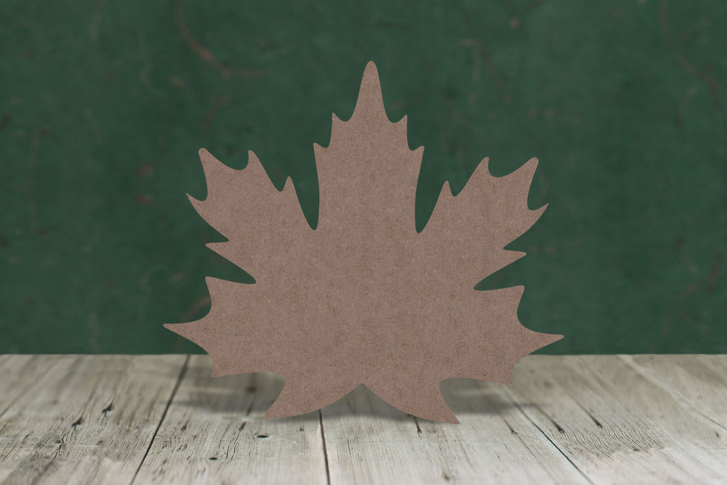 Laser cut, blank wooden Maple leaf shape for craft