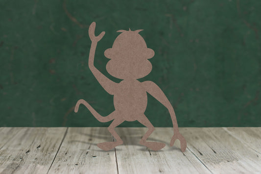 Monkey - wooden craft blank - 2mm MDF