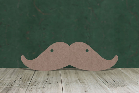 Moustache shape - 2mm MDF