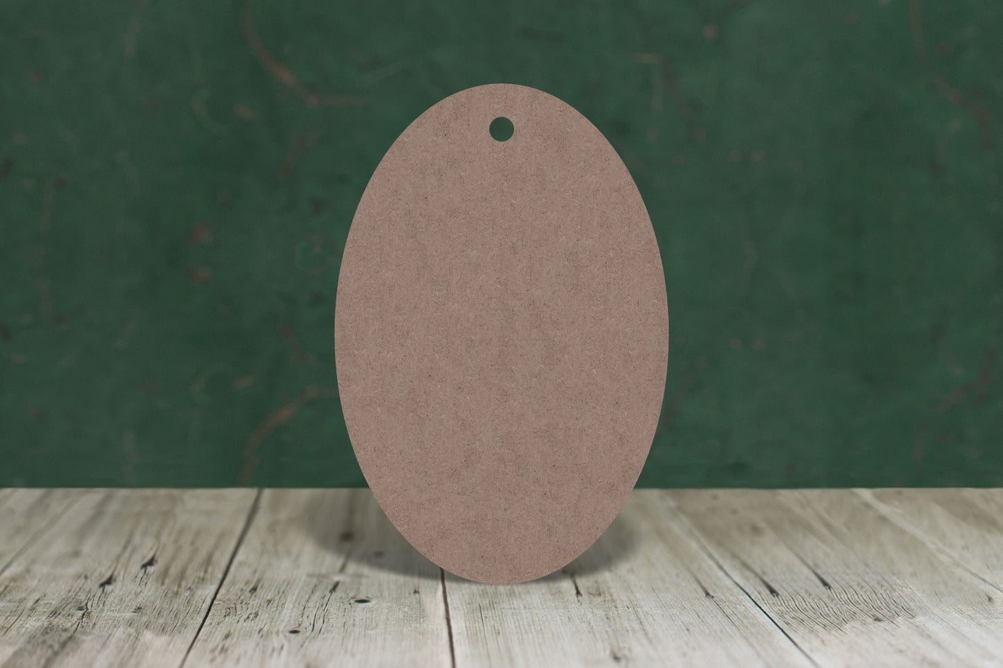 Oval key fob blank - 2mm MDF