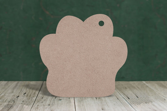 Paw Print (plain) - 3mm MDF