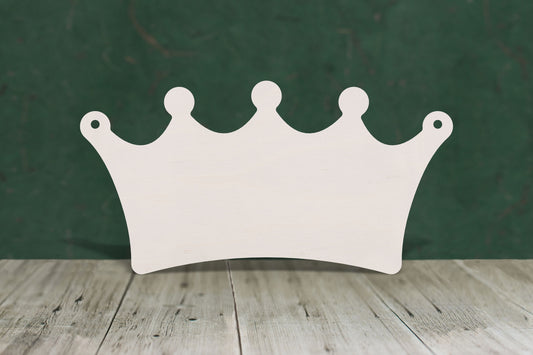 Princess crown wooden cutout - plywood