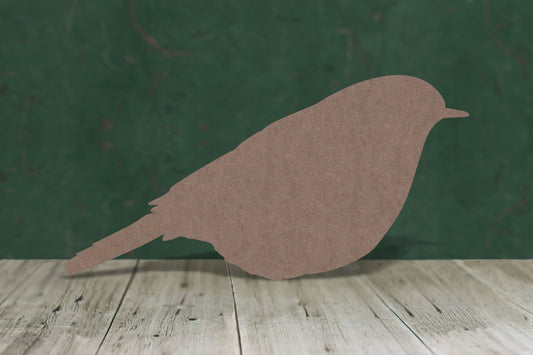 Robin with no legs - wooden craft shape - 2mm MDF