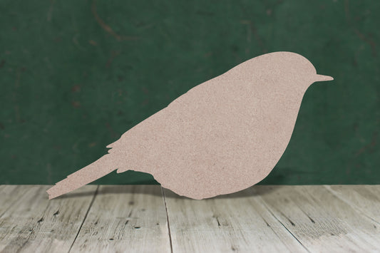 Robin with no legs - wooden craft cut-out - 3mm MDF