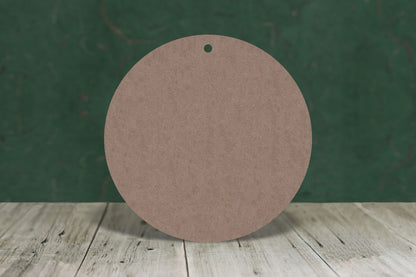 Round/circle key fob blank - 2mm MDF