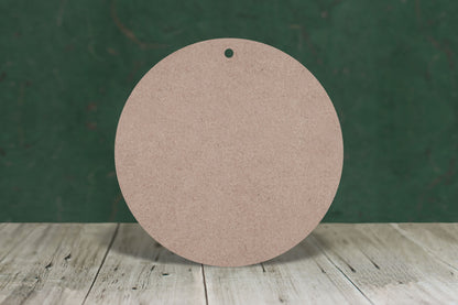 Round/circle key fob blank - 3mm MDF