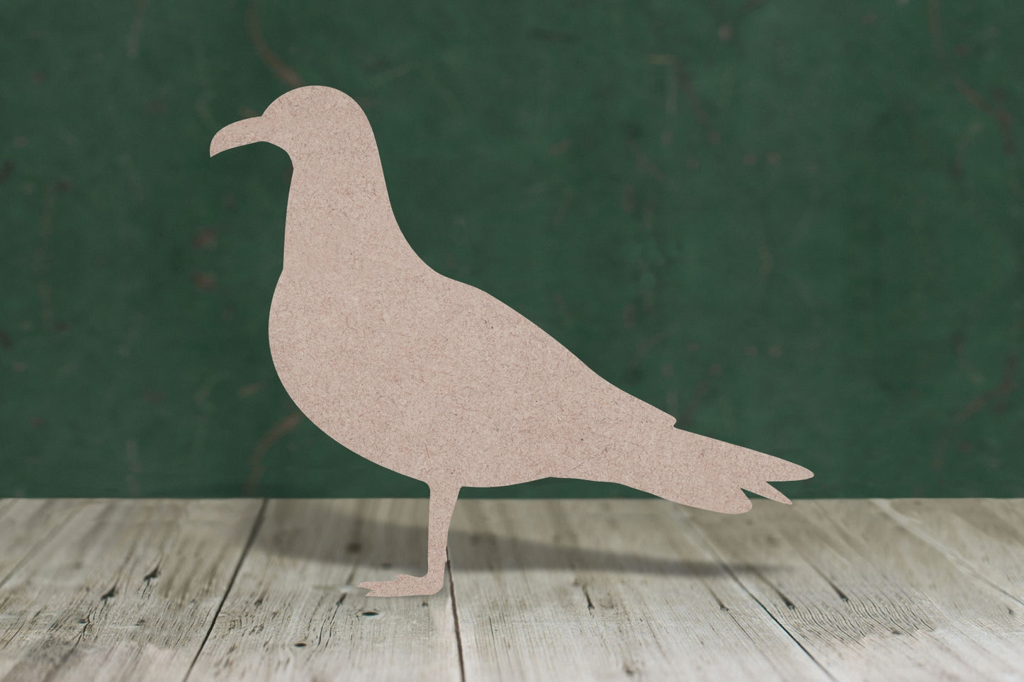 Seagull standing - wooden craft blank - 3mm MDF