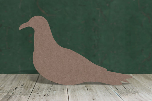 Seagull with no legs - wooden craft blank - 2mm MDF