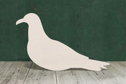 Seagull with no legs wooden craft cut out - plywood