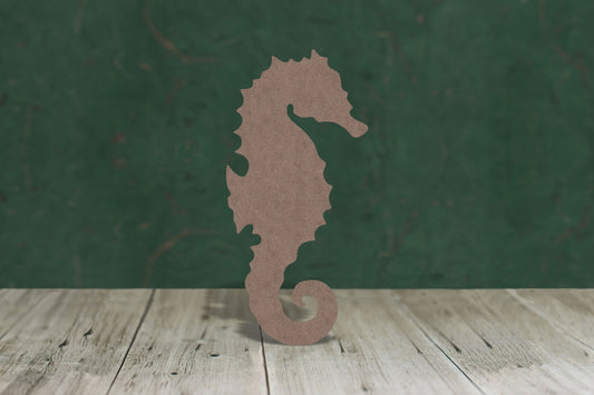 seahorse - wooden craft cut-out - 2mm MDF