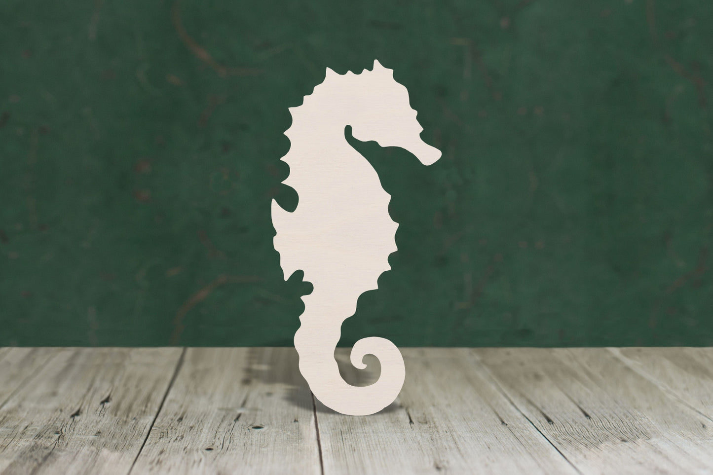 seahorse wooden craft shape - plywood