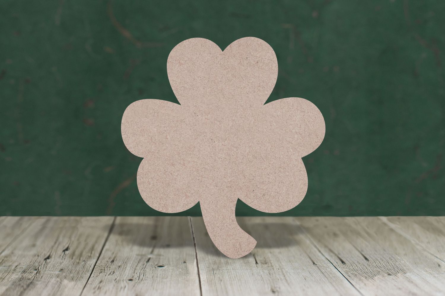 3mm thick mdf shamrock craft shapes