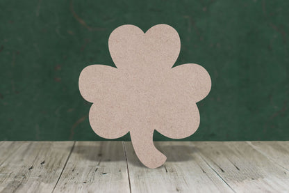 3mm thick mdf shamrock craft shapes