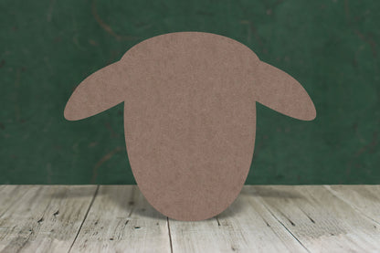 Sheep head - wooden craft blank - 2mm MDF