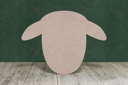 Sheep head - wooden craft blank - 3mm MDF