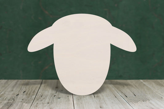 Sheep head wooden craft shape - plywood