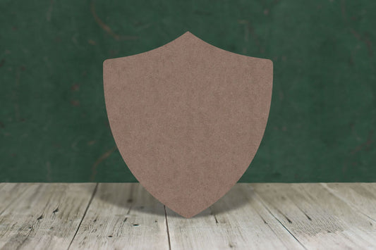 Laser cut, blank wooden Shield 1 shape for craft