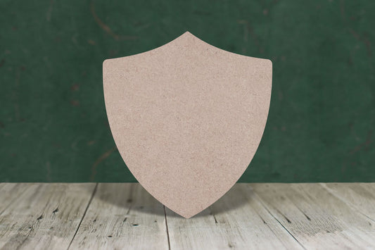 Laser cut, blank wooden Shield 1 shape for craft