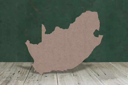 Africa south - wooden craft cut-out - 2mm MDF