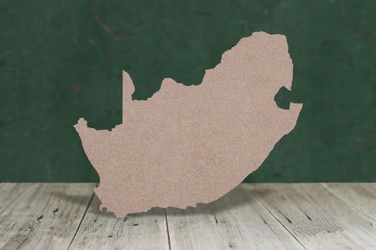 Africa south - wooden craft blank - 3mm MDF