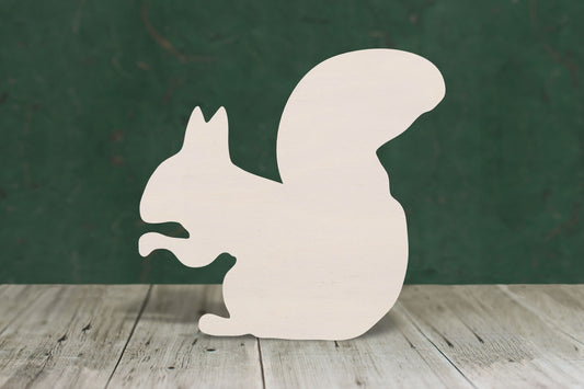 Squirrel wooden craft cut out - plywood