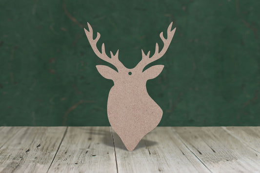 Stag head 2 (plain) - 3mm MDF