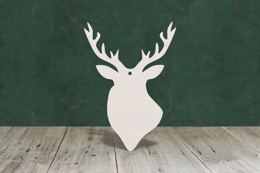 Stag head 2 (plain) - 4mm Plywood