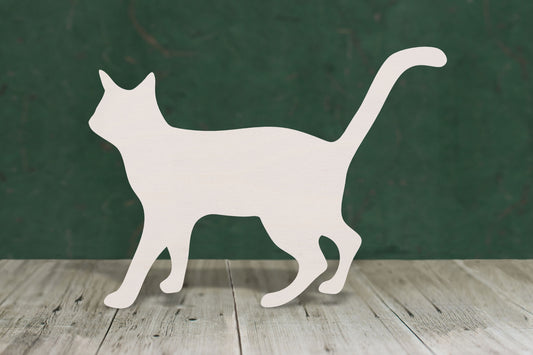 Standing pussy cat craft blank - plywood