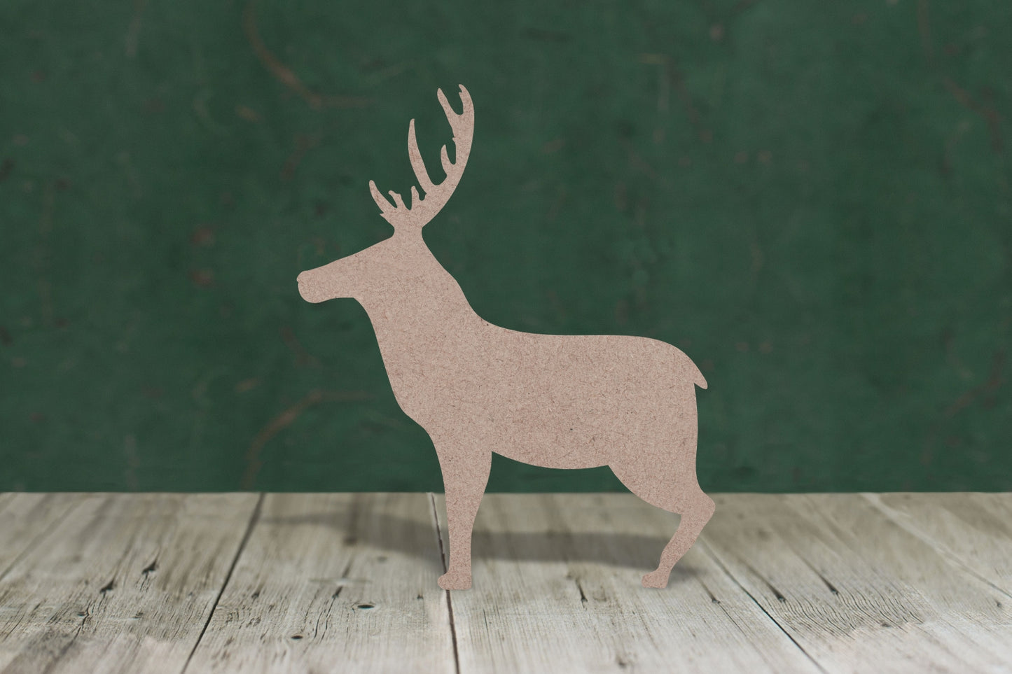 Highland/Scottish standing stag /deer  - 3mm thick mdf shape