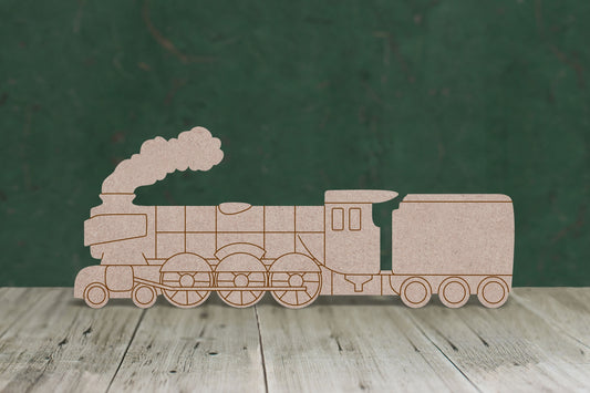 Steam Train with etching - 3mm MDF