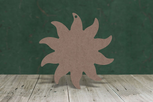 Laser cut, blank wooden sun shape for craft