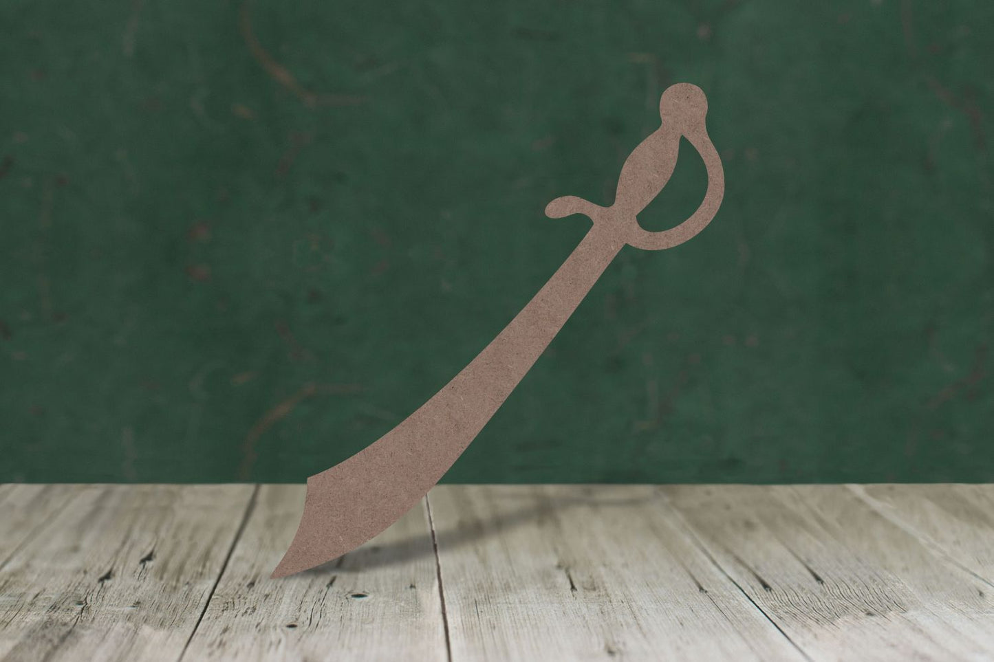 Laser cut, blank wooden sword 1 shape for craft