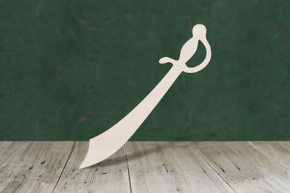 laser cut blank wooden sword 1 shape for craft