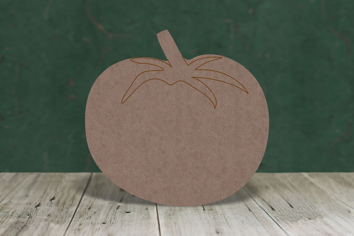 Laser cut, blank wooden Tomato shape for craft