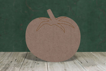 Laser cut, blank wooden Tomato shape for craft