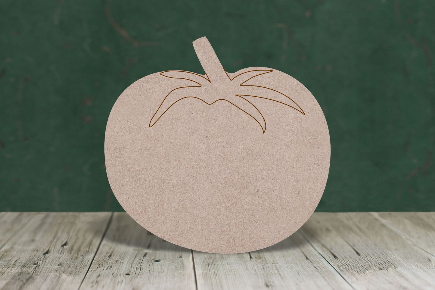 Laser cut, blank wooden Tomato shape for craft