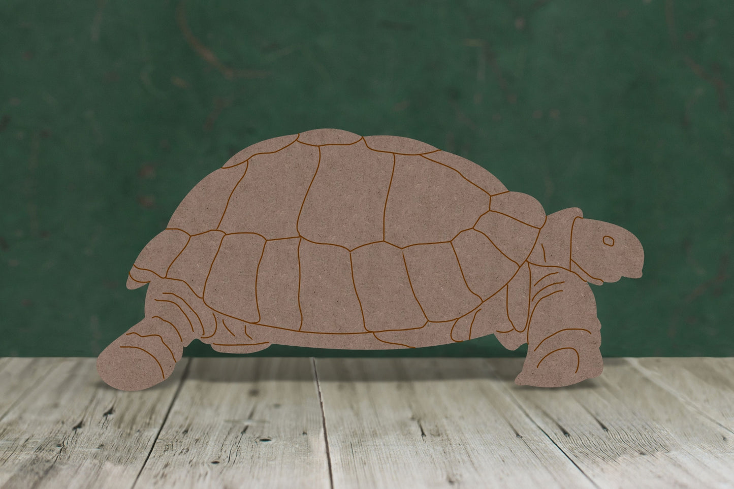 Tortoise with etched detail - wooden craft cut-out - 2mm MDF