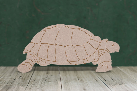 Tortoise with etched detail - wooden craft cut-out - 3mm MDF