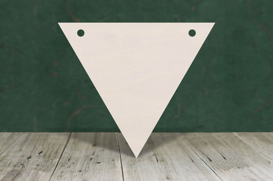 laser cut blank wooden Triangle with 3 equal sides shape for craft