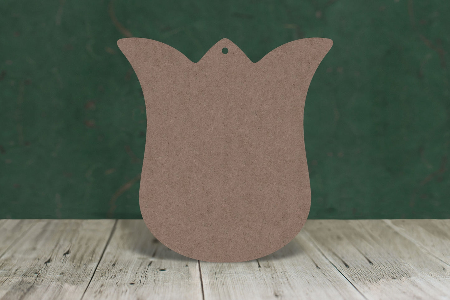 Flower Tulip - wooden craft cut-out - 2mm MDF