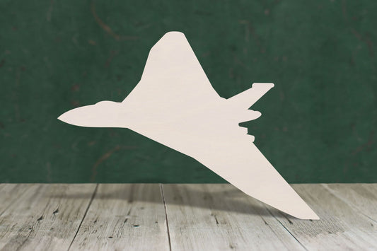 Vulcan plane side view cut from 4mm plywood