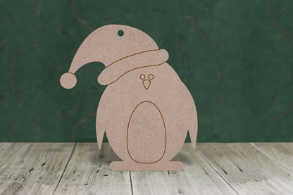 Christmas penguins  - 3mm MDF