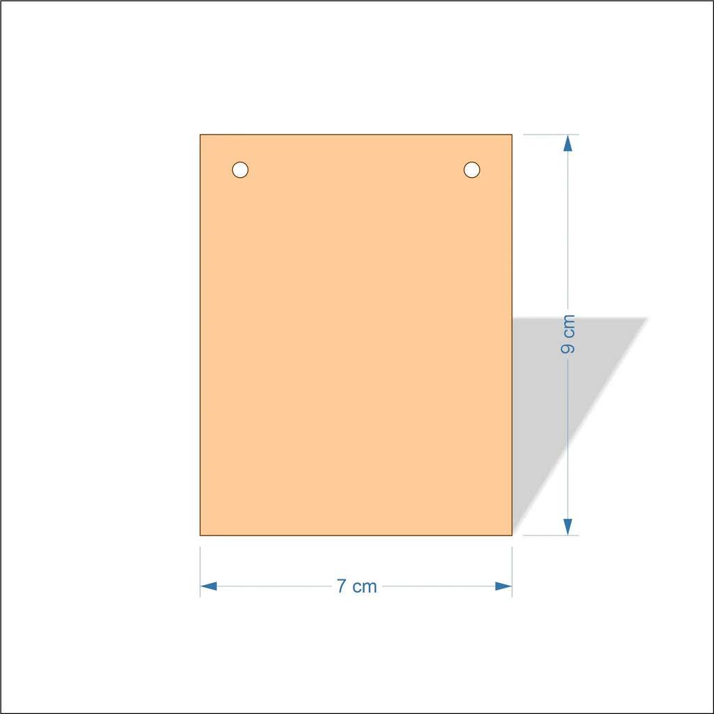 7x9 Plaque Board Blank