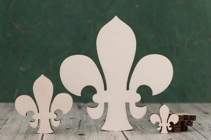 4 mm plywood Fleur de Lis Craft Shape