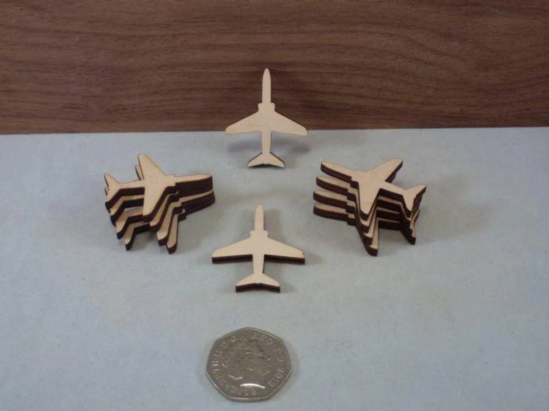 plywood Jet Plane Craft Blank - 4 cm