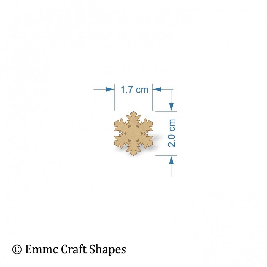 3mm MDF Snowflake Blank - 2 cm