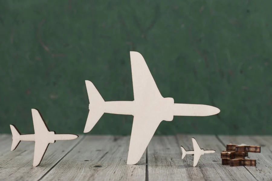 plywood Jet Plane Craft Blank