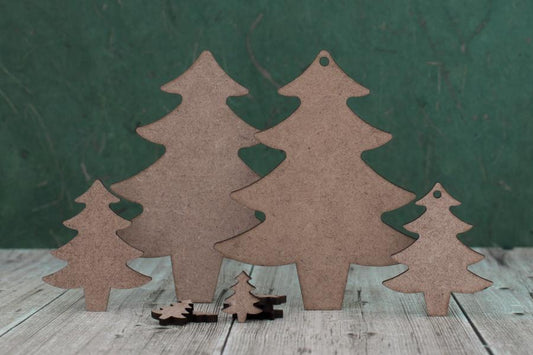 2 mm MDF Christmas Trees